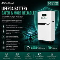 Batterie LiFePO4 haute performance 6000 cycles avec RS WiFi Bluetooth pour le stockage d'énergie solaire et les systèmes UPS