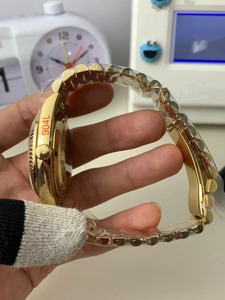 Montre mécanique personnalisée en or véritable 18 carats pour homme, 40 mm, avec poids supplémentaire, prix de gros, qualité supérieure - Product Image 4