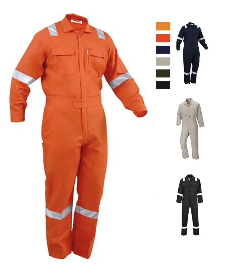 Flammenfeste Schutzkleidung Fr Schweißen Arbeitskleidung mit Brennhemmendem Reflexionsband