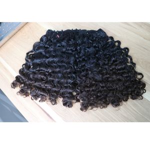 Cheveux de trame de boucles birmanes-Cheveux humains 100% noirs naturels (cheveux vierges) de qualité supérieure pour la fabrication de perruques Double trame - Product Image 1