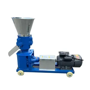 High productive 200 kg/h diesel engine animal feed pellet making machine for chicken pelletizer mill feed