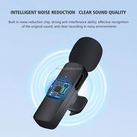 TNH LM-K9 Mini Microphone Type C Lightning Microphone Lavalier sans fil pour téléphone portable pour TikTok YouTube Microphones sans fil