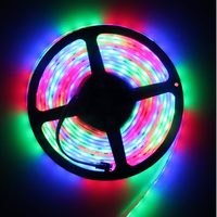 Bande LED RVB Pixel Étanche 2811 Néon Flexible Adressable Affichage RVB Intelligent WS2812B 12V Bande LED RVB Couleur Rêve