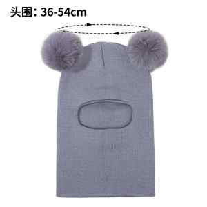 Gorros de Invierno para Niños, Gorro de Punto con Diseño de Oso de Dibujos Animados, Gorro de Invierno Grueso con Bufanda y Orejeras, Conjunto de Gorro Cálido para Niños - Product Image 5