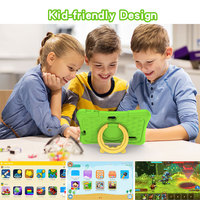 Tablette pour enfants K7 PRO 7" 1024*600 avec tablette tactile et tablette Android pour enfants RAN 4G+ROM32GB 3500 Mah WifI