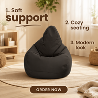 Fauteuil de salon en forme de pouf imperméable