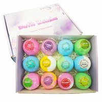 Marque distributeur Ensemble de 2 bombes de bain bio pour enfants avec bulle pour bain surprise écologique Bombes de bain à la lavande pour la douche