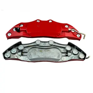 JDMotorsport88 Auto Universal Red Aluminum Metal Brake Disc Caliper Covers