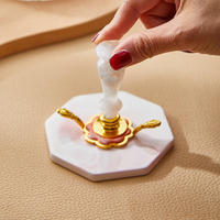 Moule à sceau de cire personnalisé en métal, motif cercle floral, pour la création de bijoux faits main DIY et la façonnage de bagues