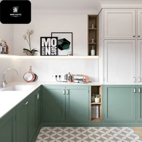 Meubles de cuisine modulaires d'extérieur en acrylique écologiques YVT avec évier, robinet, tiroir et panier - Garantie 5 ans pour appartement