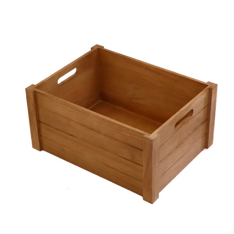Wooden Storage Holder Wooden Case Wooden Storage Crate