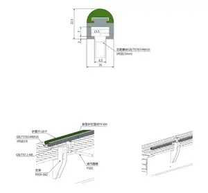 YY-18 Strip pakaian gesekan konveyor plastik warna hijau kustom Strip pakaian tahan aus Uhmwpe memakai Strip panduan
