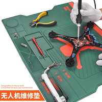 Tapis de réparation pour carte mère de drone et caméra, en PVC imperméable et isolant thermiquement, pour placer plusieurs composants numériques