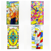 Accueil église verre coloré intérieur plafond dômes feuilles de verre teinté antique lucarne cathédrale sécurité verre imprimé numérique