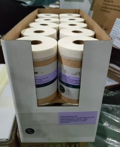 Ruban <span class=keywords><strong>de</strong></span> masquage en plastique pré-coupé avec distributeur à lame, film <span class=keywords><strong>de</strong></span> protection en plastique pour automobile, électroménager et meubles - Product Image 4