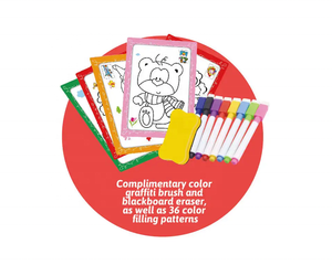 ของเล่นเพื่อการศึกษาที่มีสีสันทำจากลูกปัดแม่เหล็กกระดานวาดภาพของเล่นสำหรับเด็ก - Product Image 5