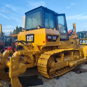 รถดันดินมือสอง Caterpillar CAT D6G สีเหลือง รถแทรกเตอร์ตีนตะขาบ CAT D6G สภาพดี - Product Image 4