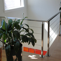Prix des rampes d'escalier en acier inoxydable / Rampe d'escalier en acier / Rampe de balcon en acier inoxydable