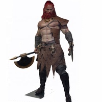 Statue masculine musclée historique antique en résine sculptée réaliste personnalisée avec des moules en résine animés à vendre