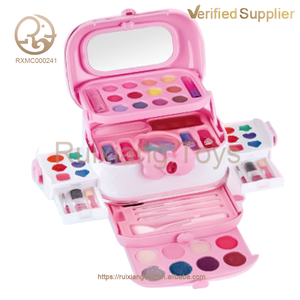 Gioca a casa bambino rosa principessa <span class=keywords><strong>trucco</strong></span> da te per le ragazze gioco per bambini cosmetici giocattolo in plastica Set completo <span class=keywords><strong>trucco</strong></span> per bambini - Product Image 2