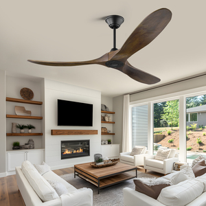 Hiện đại ngoài trời 70 "lớn lưu lượng không khí bằng gỗ công nghiệp im lặng DC động cơ quạt trần với từ xa - Product Image 6