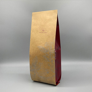 100g 250g 500g 1kg giấy phân hủy sinh học có thể khóa lại <span class=keywords><strong>tin</strong></span> bên hông túi đáy phẳng cho bao bì Hạt cà phê - Product Image 4