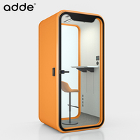 Nouvelle Arrivée Logo Personnalisé Insonorisé Étude Travail Pod Avec Table Réglable Conseil Cabine Acoustique Moderne Silence Boîte Cabine Téléphonique