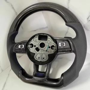 Volant en cuir pour <span class=keywords><strong>VW</strong></span>/Volkswagen GTI pour Golf 6 7 Série R Passat B8 Mk7 MK8 <span class=keywords><strong>Arteon</strong></span>/CC Modèles de voitures Volkswagen - Product Image 6
