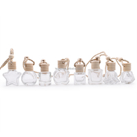 Diffuseur de parfum pour voiture vide, en verre suspendu, diffuseur d'air frais pour voiture, flacons de parfum d'huile essentielle de luxe pour voiture, 8 ml, 10 ml