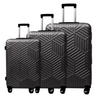 Bagages à roulettes de voyage 20 24 28 pouces personnalisés de qualité chinoise 3 ensembles pour voyage