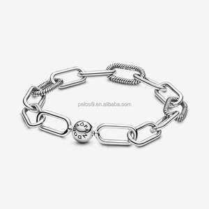 Originele damessieradenarmband, 100% S925 sterling zilver, hoogwaardige klassieke kralenarmband, verjaardagscadeau - Product Image 6