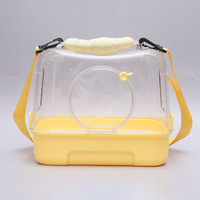 Cage à oiseaux multifonctionnelle en acrylique transparent, grande capacité, robuste et durable, pour l'élevage de petits animaux, vente en gros d'usine