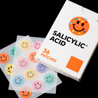 Patch anti-inflammatoire hydrocolloïde pour l'acné, acide salicylique anti-âge pour tous les types de peau, usage quotidien, vente en gros