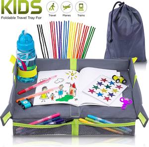 Housse de plateau de voyage pliable pour enfants et adultes, pour plateau d'<span class=keywords><strong>avion</strong></span>, pour les activités, les jeux et les repas, à utiliser en <span class=keywords><strong>avion</strong></span> ou en <span class=keywords><strong>Train</strong></span> pour les tout-petits - Product Image 3