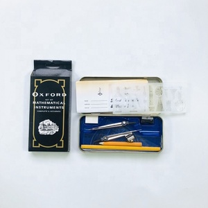 Set di Geometria Scolastica IMAX in Metallo Oxford da 13 Pezzi, Set per Studio Matematico all'Ingrosso - Product Image 1