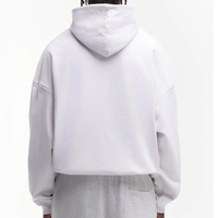 Usine directe vestes à fermeture éclair complète hommes poids lourd coton poches avant boîte Fit surdimensionné hommes à capuche