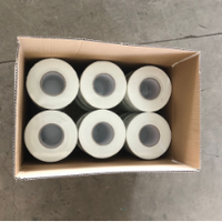 Ruban adhésif en papier pour joints de plaques de plâtre activé par l'eau pour la réparation des fissures murales intérieures et la construction de joints de plaques de plâtre