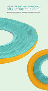 Juguete masticable EVA para perros Espuma flotante Flippy <span class=keywords><strong>Flopper</strong></span> 9 "Disco volador Juguete suave para perros - Product Image 4