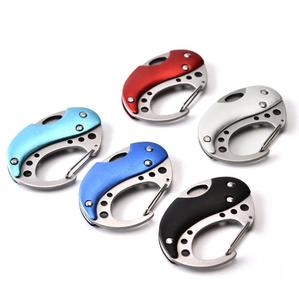 fashionable outlook <strong>small</strong> <strong>carabiner</strong> with knife - Product Image 1