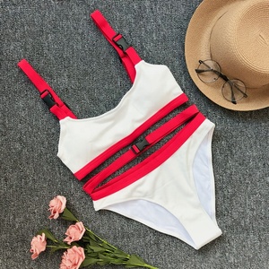 , Chica en Bikini, Sexy Traje De baño para las <span class=keywords><strong>mujeres</strong></span> <span class=keywords><strong>con</strong></span> hebillas De plástico Traje De baño Mujer - Product Image 5