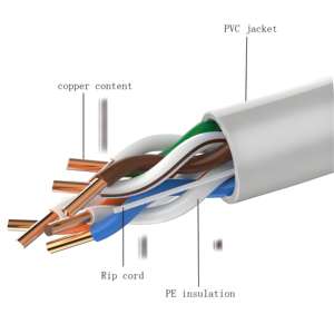 KEXINT 305m UTP PVCジャケットCat5eネットワークケーブル4-pr CCA CU <span class=keywords><strong>RJ45</strong></span>コネクタ1000ft通信ネットワークケーブル - Product Image 3