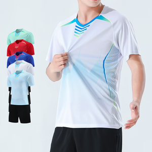Maillot de football d'été à séchage rapide pour hommes et femmes ensemble de combinaison de football de compétition vêtements de football de sport pour adultes - Product Image 4