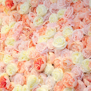 Pannelli di Fiori di Rosa in Seta, Fiori Artificiali per Pareti, per Matrimoni, Feste, Baby Shower, Lauree, Pasqua, Sfondo Personalizzabile, Dimensioni Personalizzabili - Product Image 5