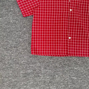 <span class=keywords><strong>Chemise</strong></span> en coton ample pour <span class=keywords><strong>homme</strong></span>, manches courtes, imprimée, personnalisable, 5XL <span class=keywords><strong>6XL</strong></span>, OEM, à carreaux, rétro, streetwear décontracté, impression de logo, légère et respirante - Product Image 5