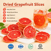 Tranches de pamplemousse séchées de qualité alimentaire, tranches de pamplemousse déshydratées naturelles, grandes, pour le thé aux fruits, les cocktails, la décoration