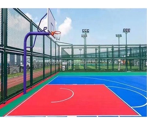 Baldosas de cancha de baloncesto entrelazadas modulares para exteriores - Product Image 5