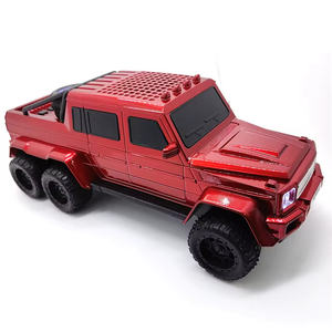 WS-G63 modèle de voiture sans fil Blue-tooth haut-parleur stéréo basse son Woofer Hifi musique active BT cadeau <span class=keywords><strong>jouet</strong></span> modèle de voiture haut-parleur Radio FM - Product Image 4