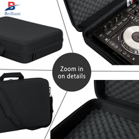 Brillant personnalisé Portable Dj étui contrôleur moulé EVA étui de rangement pour contrôleur DJ coque rigide Eva étui
