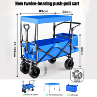 Vente en gros d'usine, chariot de plage pour enfants, chariot de pique-nique, chariot de camping