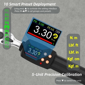 Llave Dinamométrica Digital de Alta Precisión para Motocicleta, 1/4 ", 0.6-12 Nm y 5.31-106.21 in.lb, Precisión del 2%, con Zumbador y Pantalla LED - Product Image 3